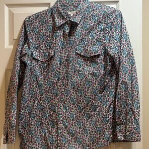Talbots Floral Button Down Shirt - Multicolor